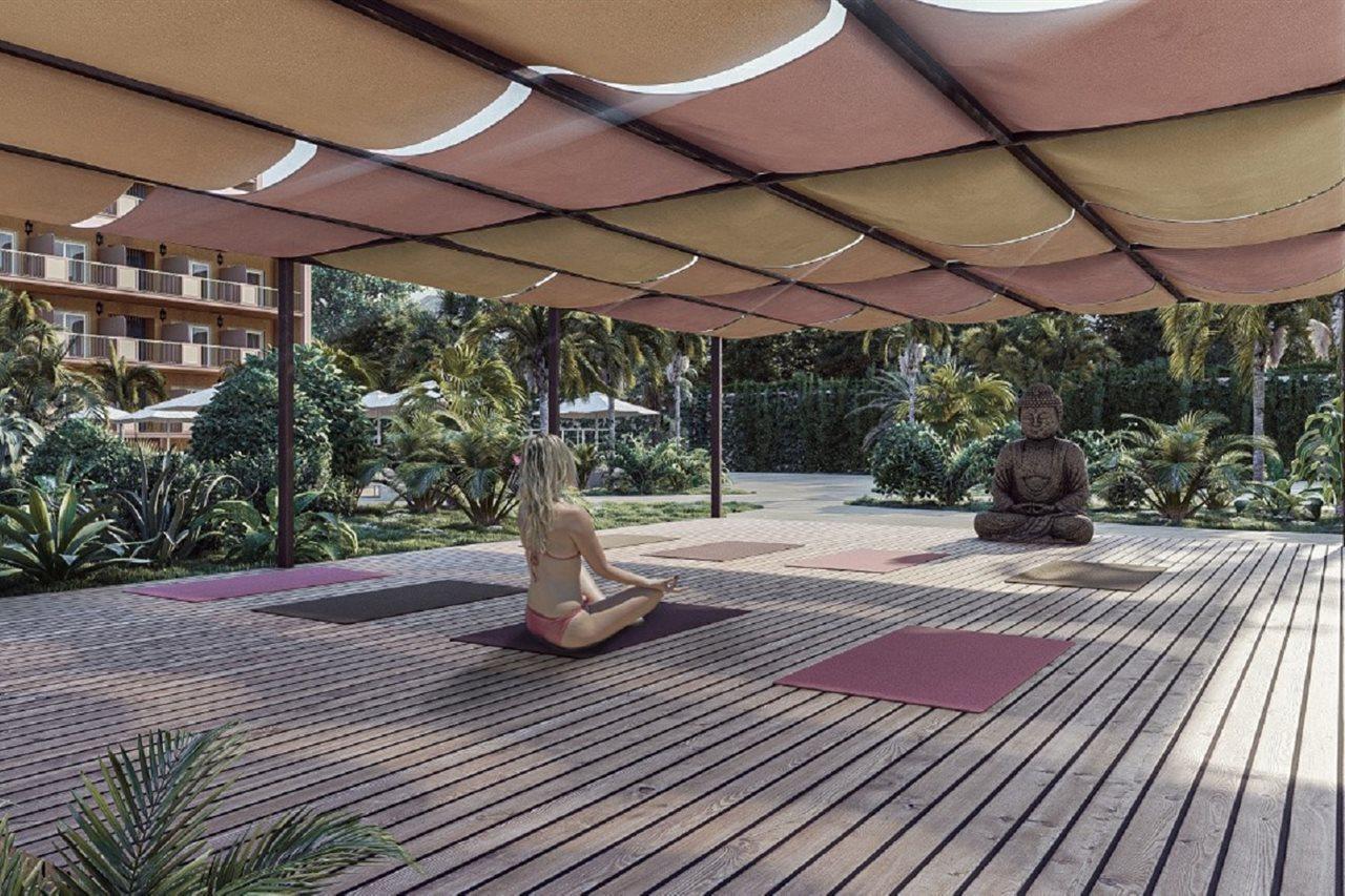 Luna Park Hotel Yoga & Spa マルグラット・デ・マル エクステリア 写真